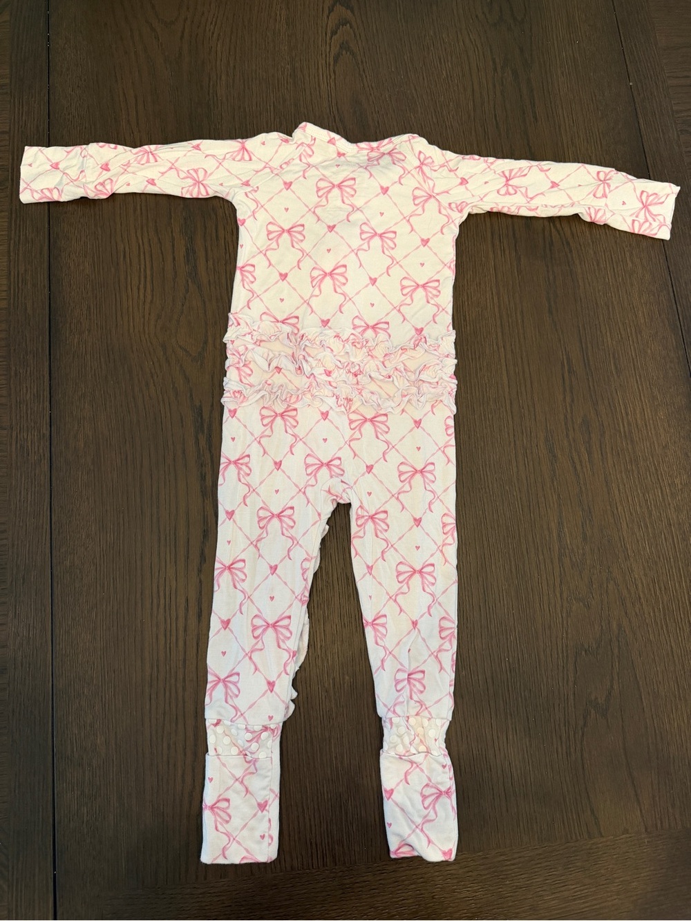 Bums and Roses Convertible Ruffle Romper - Picture 2 of 5